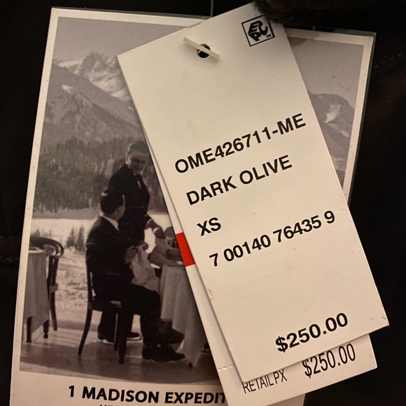 1 Madison Expedition Heritage Collection Olive Parka Jacket Size XS NWT - Picture 6 of 8